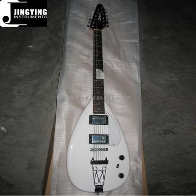 China Professional Wholesale White Type 12 String Basswood Factory Direct Sale Best Color Teardrop Electric Guitars for sale