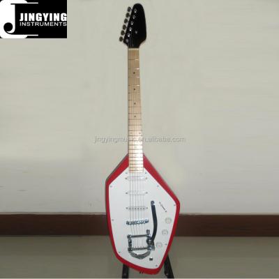 China Basswood Wholesale China Supplier Factory Price Red Color Spirit Guitar, Electric Guitar for sale