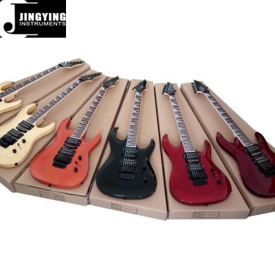 China Basswood and Bass Series Wholesale China Supplier Electric Guitar, FG01-2 Logo Cheap Electric Guitars Custom Made for sale