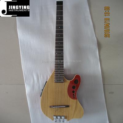 China Candlenut electric guitars and bass wholesale, portable type use elephant displacement acoustic electric guitars for sale