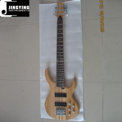 China Basswood Factory Direct Sale Wholesale Customization 6 String Bass Guitar /Electric Bass for sale