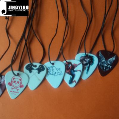 China GUITAR Wholesale China Made Custom Color Printing Guitar Picks With Collar for sale