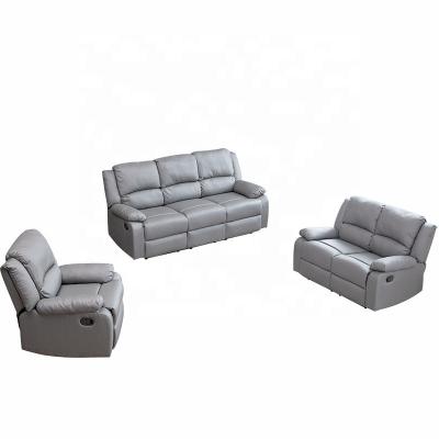 China (Other) 1.2.3 adjustable home furniture living room sofa sets manual recliner sofa for sale