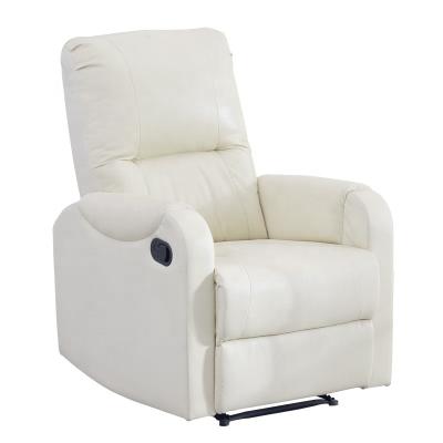 China Luxury Leather Recliner Lounge Chair Synthetic Style Extendable Top Selling Recliner Manual Sofa for sale