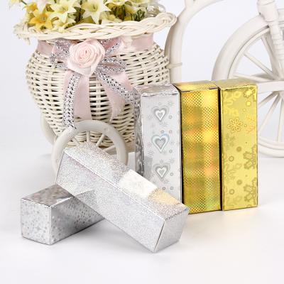 China Recyclable Lipstick Boxes Gold Gift Card Box Storage Box Container BEAUTY PACKAGING for sale