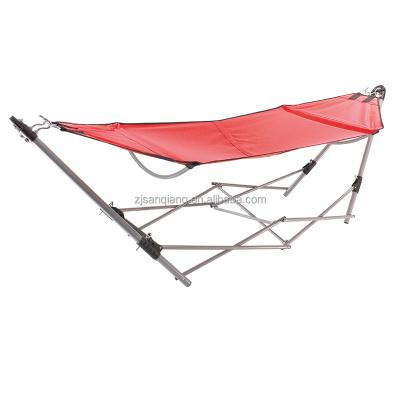 China Adult Camping Portable Hammock Stand Hammock With Stand Hooks Double Folding Hammock Stand With Carry Bag for sale