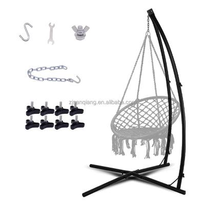 China Adult Camping Hammock Swing Chair Stand Up X Shape Outdoor Hammock Chair Stand for sale