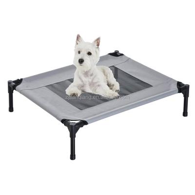 China Portable Raised Dog Bed Raised Pet Bed Pet Cooling Cradle for sale