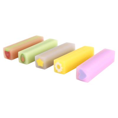 China Promotional Eraser factory Cute Cartoon Fruit PVC Pencil Eraser   Rubber cut Fruit eraser for School and office use for sale