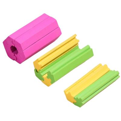 China Office Eraser wholesale  Customized 3D Puzzle Building Rubber Pencil Eraser Creative Building TPR  Eraser for kids for sale