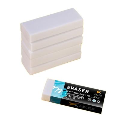 China Office Eraser Hot Selling White Soft Rubber Eraser for Office and School Pencil Eraser for sale