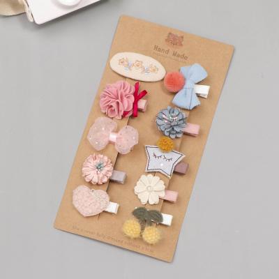 China Japan style cartoon hair clip fruit treasure flower bow edge Korean children hair clip for sale