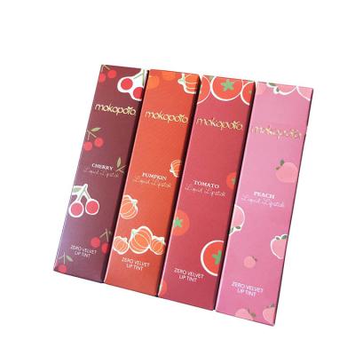 China Custom Service Biodegradable Printing For Cosmetic Color Cardboard Lipstick Paper Packaging Box for sale