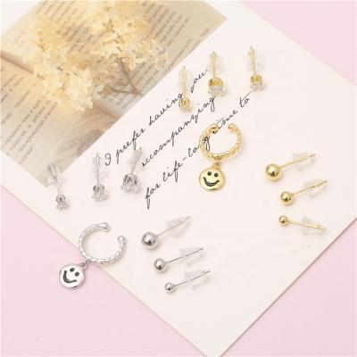 China FASHIONABLE Cartilage Circle Earing Cuff Chenille Ear Fashion Multiple Piercing Earring Sets For Women Collective Packing for sale