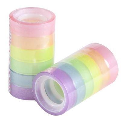 China Bopp Clear Crystal Stationery Tape Single Sided Stationery Tape Bopp Factory Stationery Tape for sale