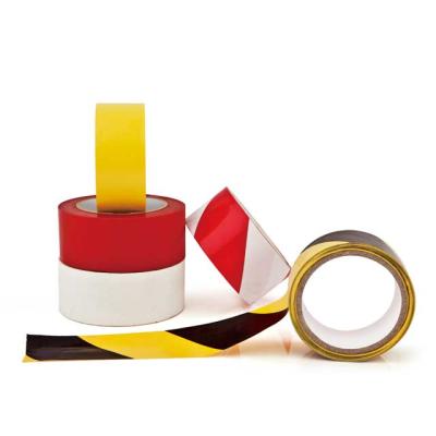 China Waterproof Social Red Or Yellow Pvc Social Red Or Yellow Floor Tracking Tape White Color Floor Warning Device for sale