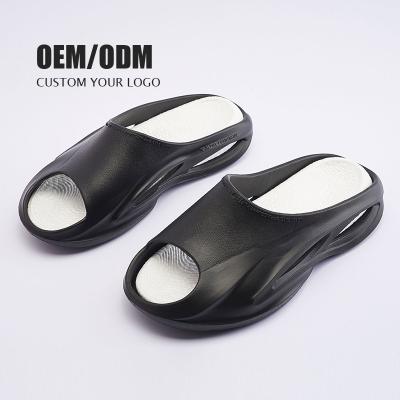 China Fashion Trend Custom Slip On EVA Mens Ladies Slippers Slides For EVA Slipper Sandals Bedroom White Unisex Footwear Women Flat for sale