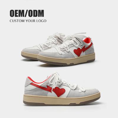 China Nice Shoe Custom Quality Fashion Trend Brand Breathable OEM Shoes Unisex Custom Made Logo Brand Fashion Sneakers For Men for sale