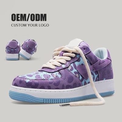 China Fashion Trend Customize Quanzhou Manufacture Custom High Low Cut Luxury PU Leather Men Hide Skateboarding Shoes for sale