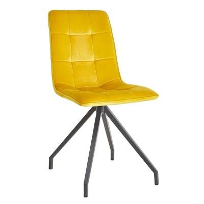 China Wholesale Modern Leisure Dining Chair Nordic Powder Coating Legs Dining Chair for sale