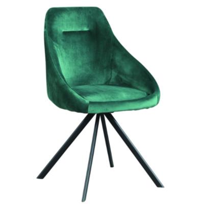 China Best Selling Cheap Modern Fabric Metal Legs Dining Chair Fashionable Dining Chair for sale