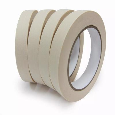 China Heat Resistant Beige Pressure Sensitive Masking Tape With Low Tack Adhesive en venta