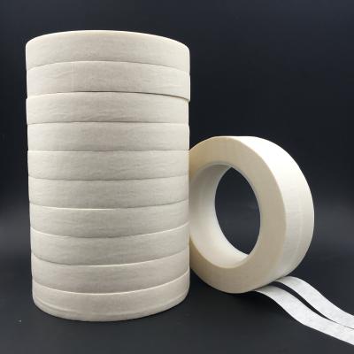 China Beige Crepe Paper Masking Tape Pressure Sensitive Adhesive Withstands Up To 200°F No Uv Resistance for sale