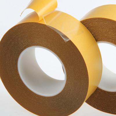 China PET Hot Melt Adhesive Tape Yellow /  White Double Sided For Knife Required Tearing Te koop