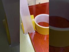 stretch release adhesive tape pulling