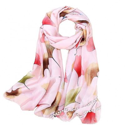 China 2021 Latest New Arrival Hijab Italy Silk Pashmina Shawl Silk Pashmina Shawl Drop Shipping To USA for sale