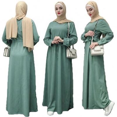 China Fashion Wholesale Muslim Women Sheath Long Maxi Dress Islamic Abaya Kaftan Robe for sale