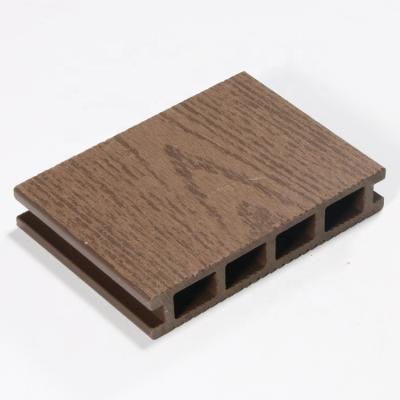 China EUROPEAN high quality hollow wpc decking wood plastic composite deck panel for sale