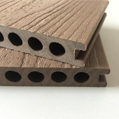 China Waterproof All Weather Exterior Boat Co-extruded Wpc Composite Decking Boards for sale