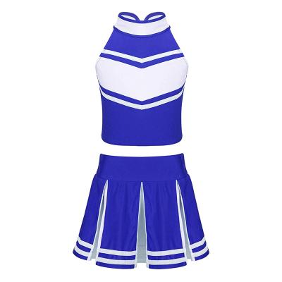 China Custom Wholesale Quick Dry Cheerleading Cheer Uniforms Dance Costumes Professional Cheerleader Costume for sale