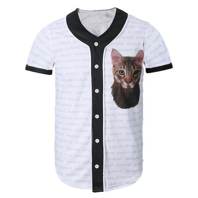 China Wholesale Antibacterial Baseball Tank Tops Sublimation Team Mens Baseball Shirt for sale