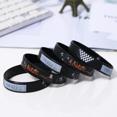 China Non-slip black silicone wristband for wholesale for sale