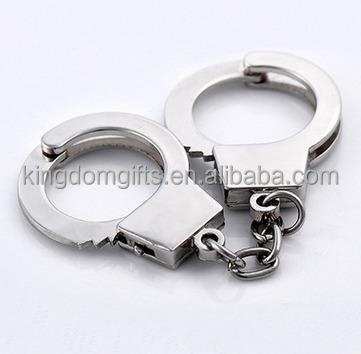 China Hot Selling Handcuffs Metal Alloy Key Chain, Handcuffs Metal Alloy Keychain for sale