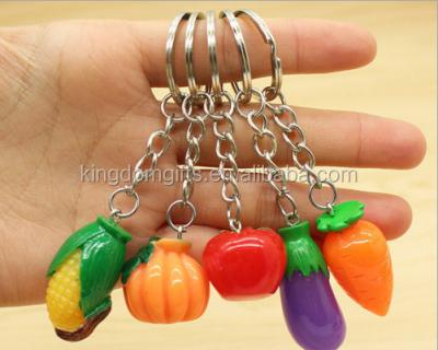 China Europe Vegetable And Fruit Shape Metal Key Chain Necklace And Bracelet Tags for sale