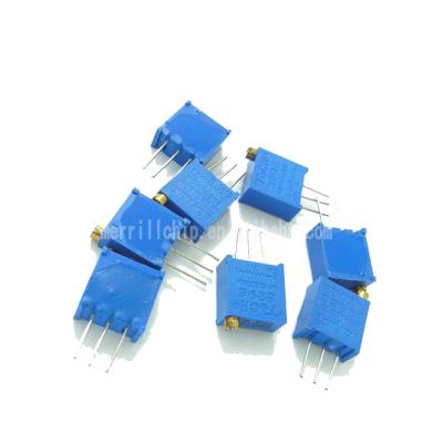 China PC Pins New and Original Merrillchip in Electronic Components Current TRIMMER 10K OHM 0.25W PC PIN TOP 3266W-1-103IF for sale