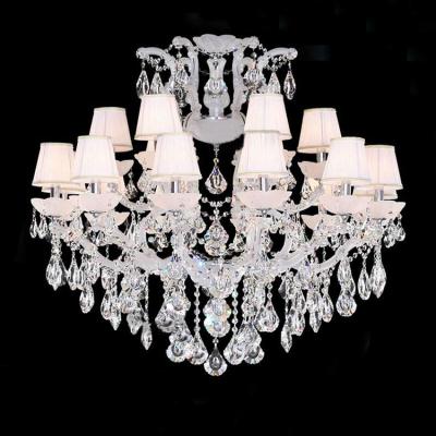 China fascinating & luxury classic white crystal chandelier vintage pendant lights for living room for sale