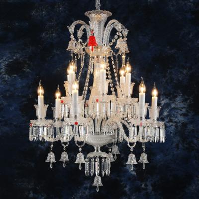 China French Baccarat Style Crystal Chandelier Luxury For Living Room Banquet Decoration Decorative Iighting Design 2020 New for sale