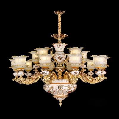 China Iighting 12 Lights Decorative Classic Chandelier Italian Zinc Alloy Chandelier For Bar Home Decor for sale