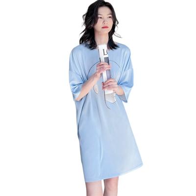 China Good Quality Breathable Summer Cute Family Long Set Cartoon Pajamas For Women Plus Size for sale