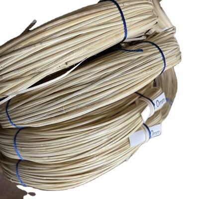 China Factory Fiber Rattan Core Natural Cane Spline Round Reed Indonesia Rattan Skin Rattan Skin for sale