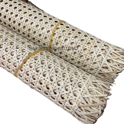 China Natural Handmade Cane Webbing Rattan Fabric Roll Width 45cm/50cm X 50cm/100cm/200cm For Furniture Repair for sale