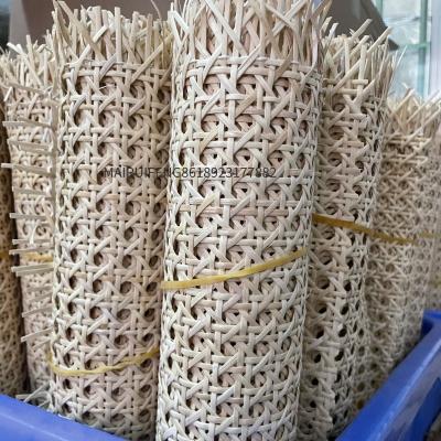 China Rattan Cane Webbing Sheet Cane Mesh Upcycle Furniture DIY Natural Handmade Projects for sale