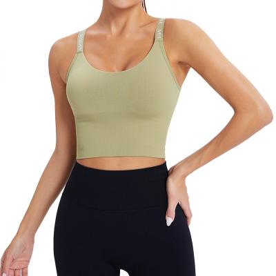 China Breathable Wholesale Custom Yoga Gym Private Label Wear Active Sports Bra Plus Size Sports Bra Tops for sale