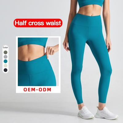 China Breathable Wholesale Yoga Leggings High Waisted Gym Leggings Gaiters For Women for sale