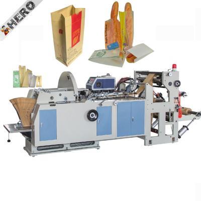 China Building Material Shops HERO BRAND KFC FOOD High Speed ​​Paper Bag Making Machine Price for sale