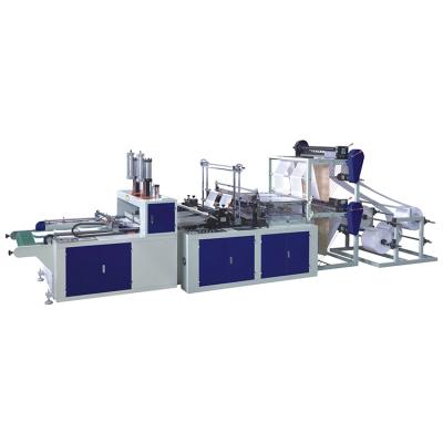 China Full Automatic Hotels Zipper Vacuum Plastic Bag Making Machine Price for sale